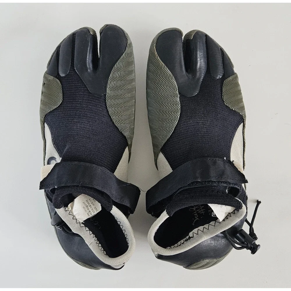 O'Neill Superfreak Tropical Split Toe 2mm Booties 11 Black Surfing Water Sports
